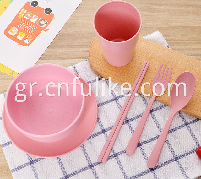 Wheat Straw Dinnerware Set